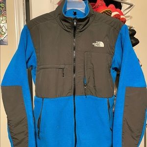 Mens/Medium NorthFace jacket two tone blue/charcoal- excellent condition